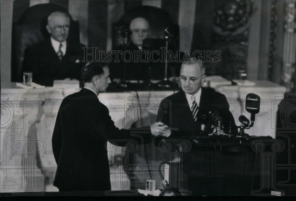 1946 Senate President Address Congress - Historic Images