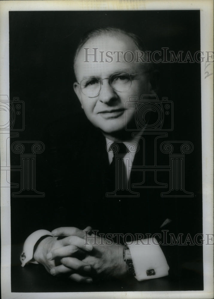 1966 Press Photo Aksel Nielsen Chairman Board Mortgage - Historic Images