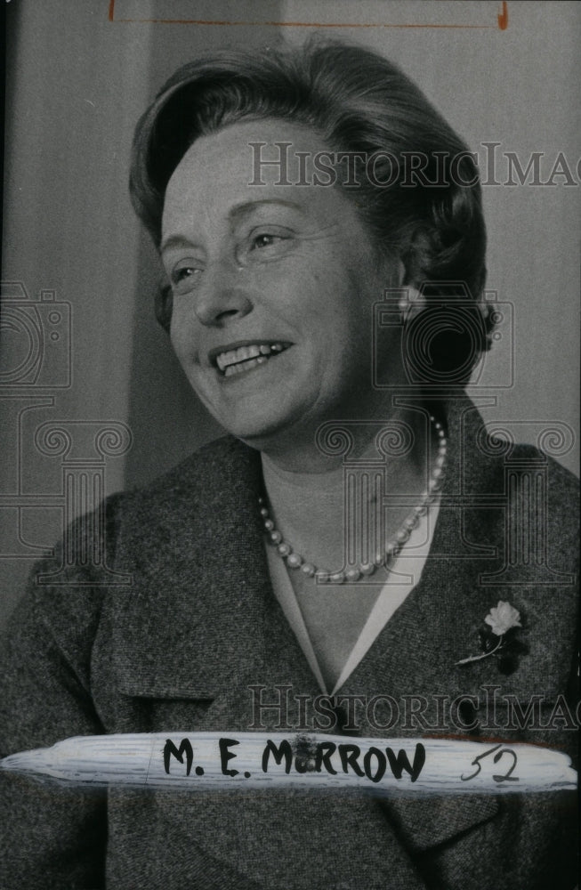 1962, Mrs. Edward R. Murrow Journalist - RRU22055 - Historic Images