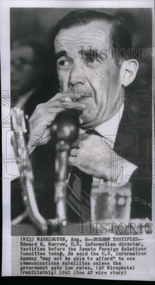 1962, Edward R. Murrow Foreign Relations - RRU22059 - Historic Images