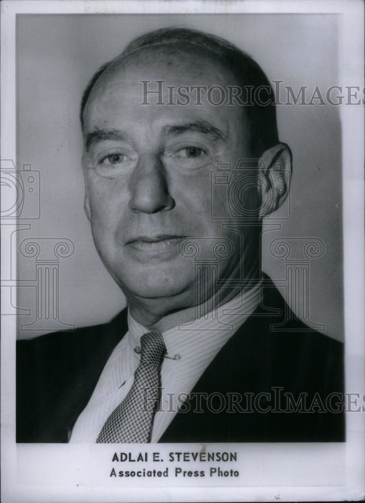 1956, Adlai Ewing Stevenson politician - RRU22211 - Historic Images