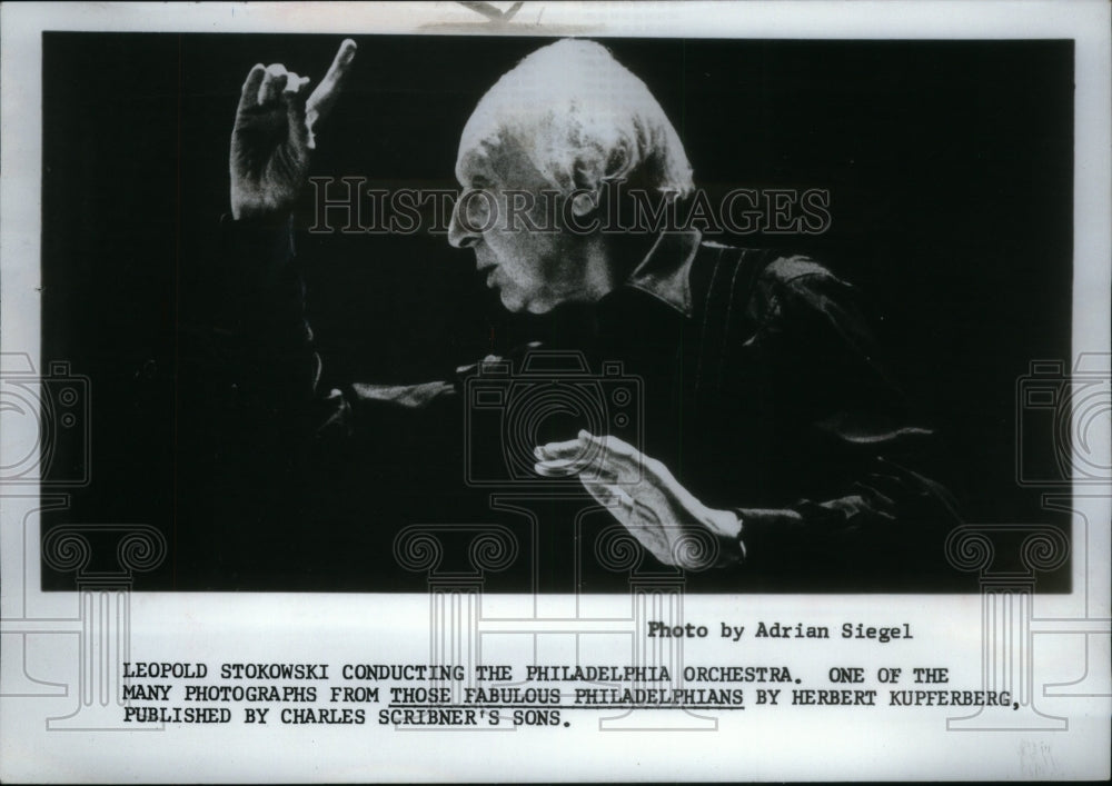 1969, Leopold Stokowski Orchestra Conductor - RRU22233 - Historic Images