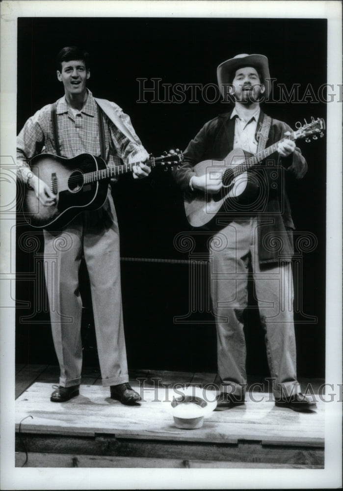 1988 Press Photo David Luten Scott Wakefield Theater - Historic Images