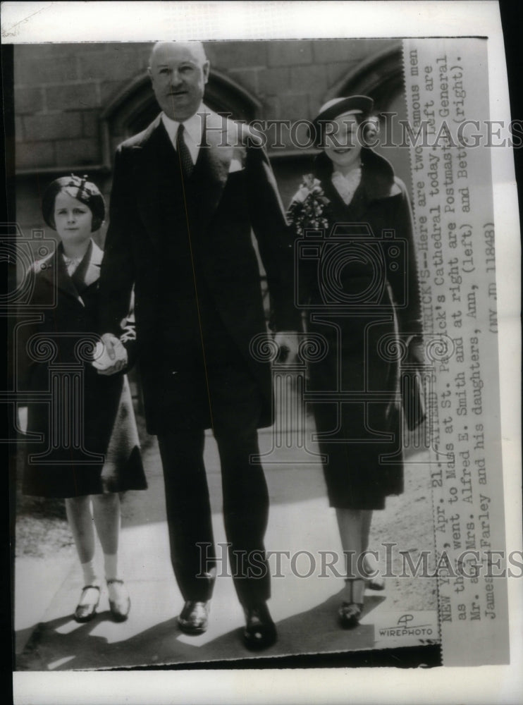 1935 New York Patrick Famous Men Cathedral - Historic Images