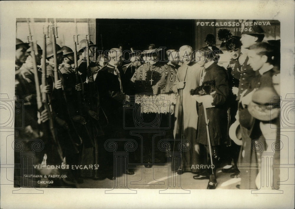 1926 Press Photo Eucharistic Congress Cardinals Genoa - RRU22701 - Historic Images