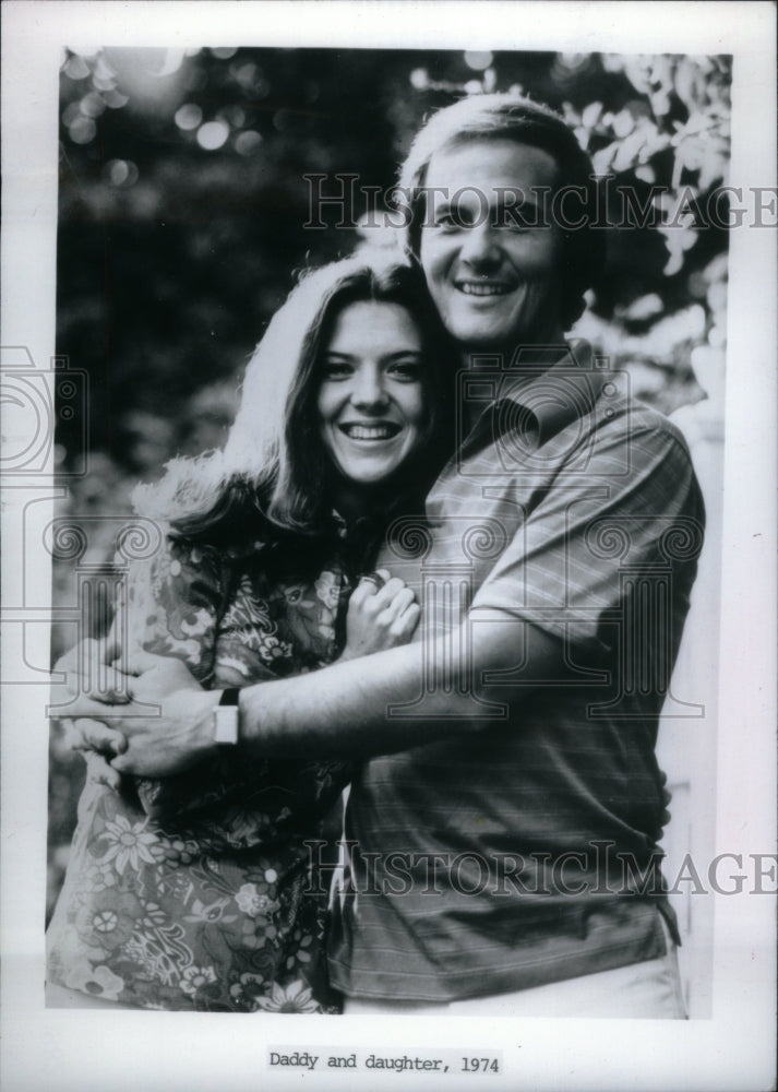 1974, Boone Cherry Family Daddy Daughter Pat - RRU22817 - Historic Images