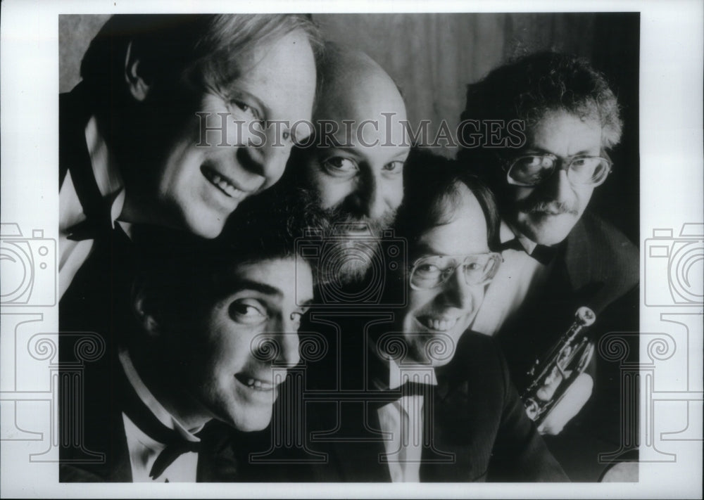 1988 Press Photo Canadian Brass Musicianship Macomb - Historic Images