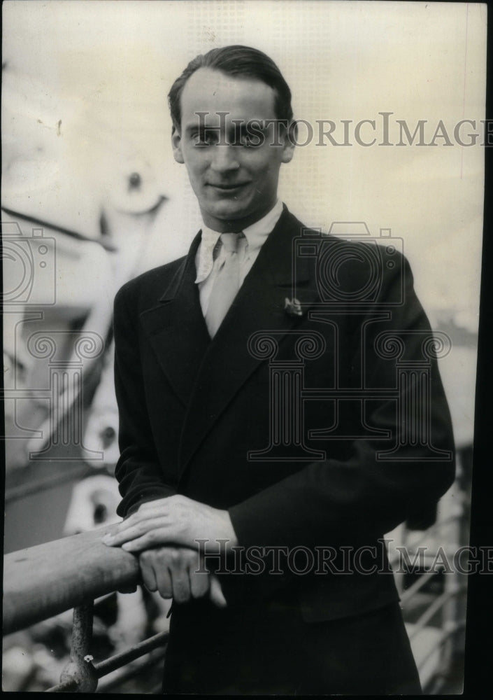 1931 Press Photo Prince Louis Ferdinand Kaise Denver - Historic Images