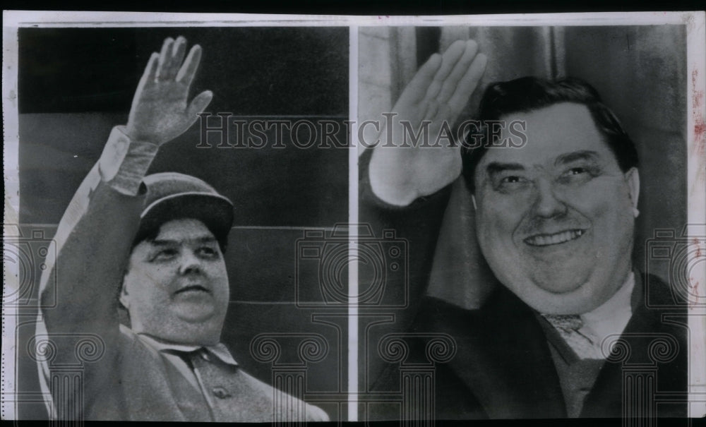 1958 Press Photo Soviet Premier Georgi Malenkov London - Historic Images