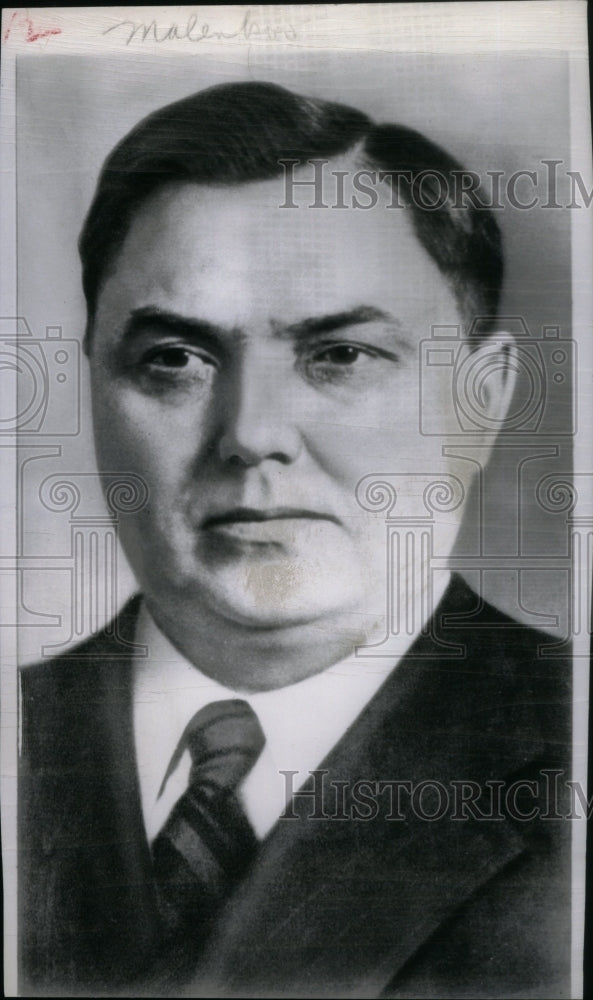 Press Photo Georgy Malenkov Soviet politician Communist - RRU23611 - Historic Images