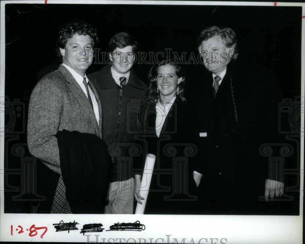 1987 Edward Kennedy Family Patrick Kara - Historic Images