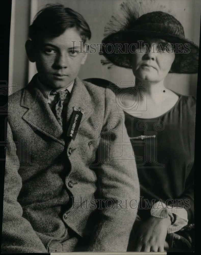 1924 Press Photo Mrs Thomas R Gore R Gore Jr Convention - Historic Images