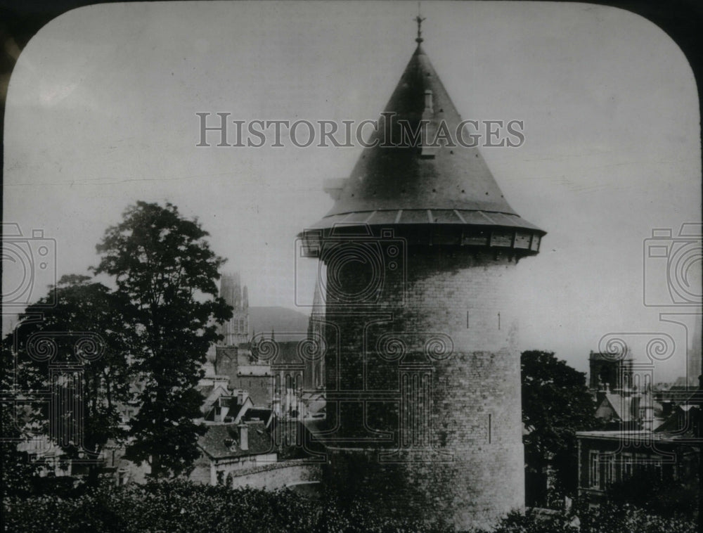 1908 Press Photo The Prison tower in Roaen - Historic Images