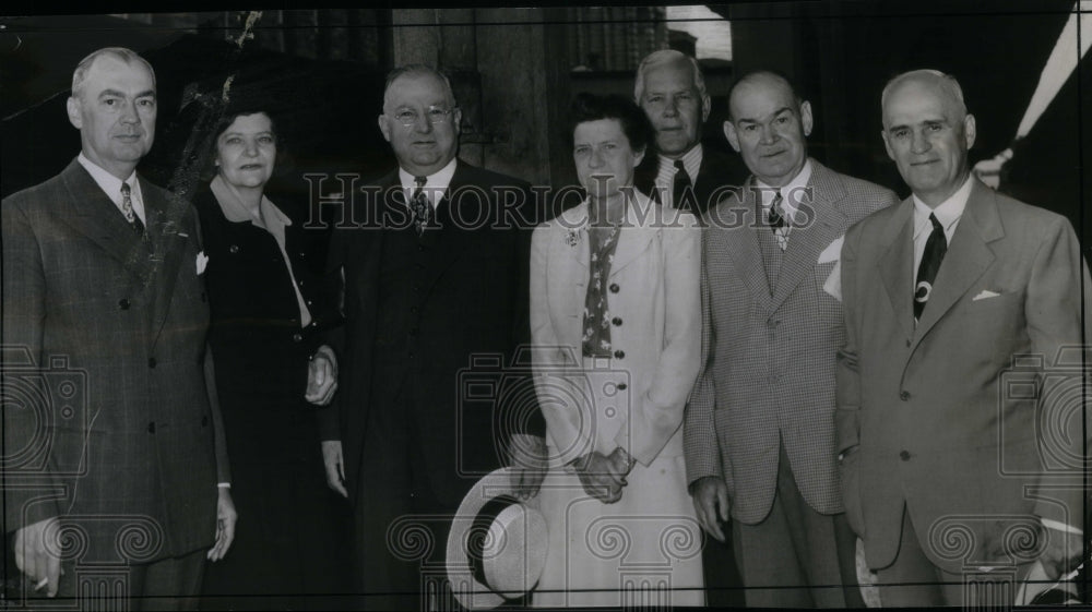 1941 Press Photo Vocational Party Edward Flynn Wescoat - Historic Images