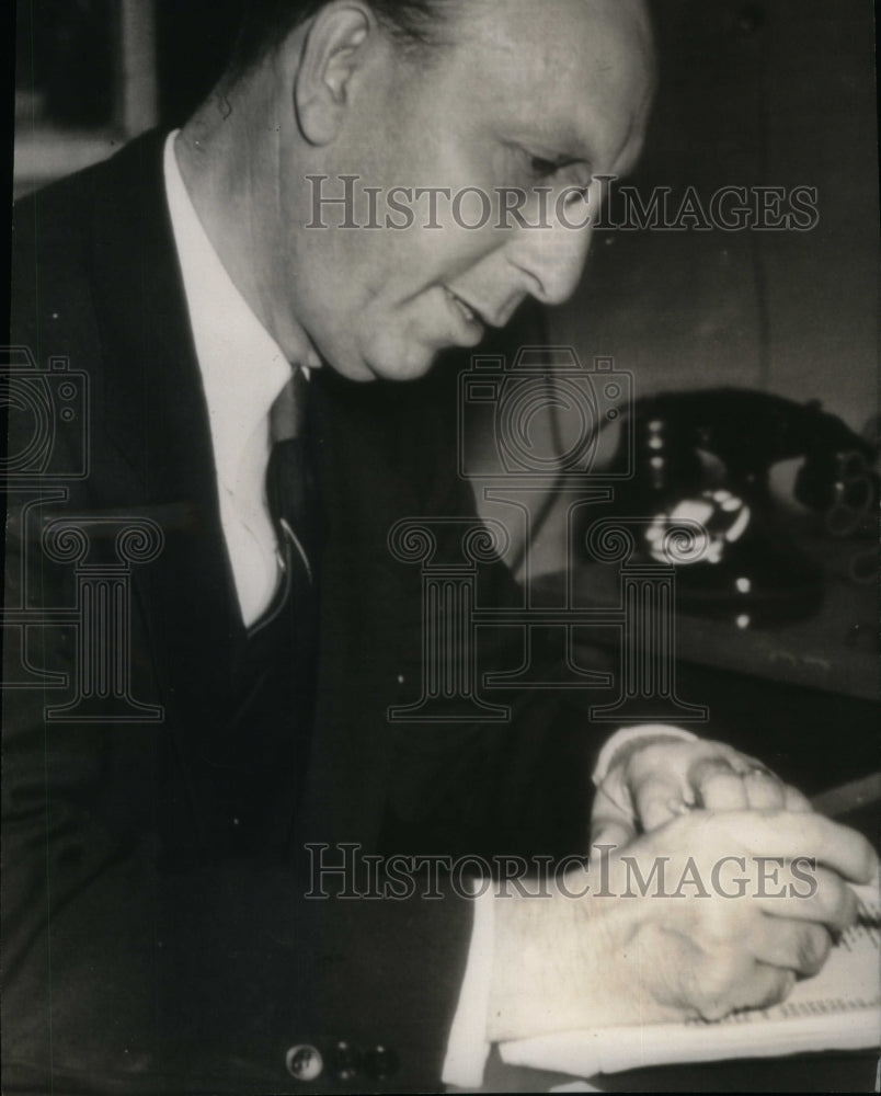 1936 Press Photo George Landick Maritime Commission - Historic Images