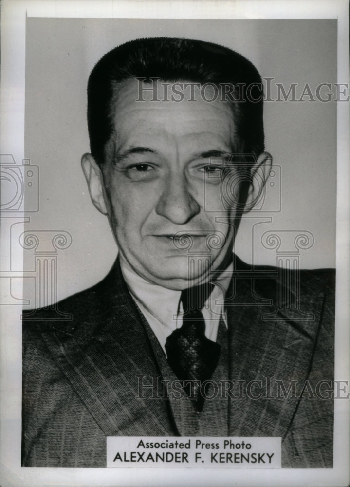 1940 Former Russian Premier A. F. Kerensky - Historic Images