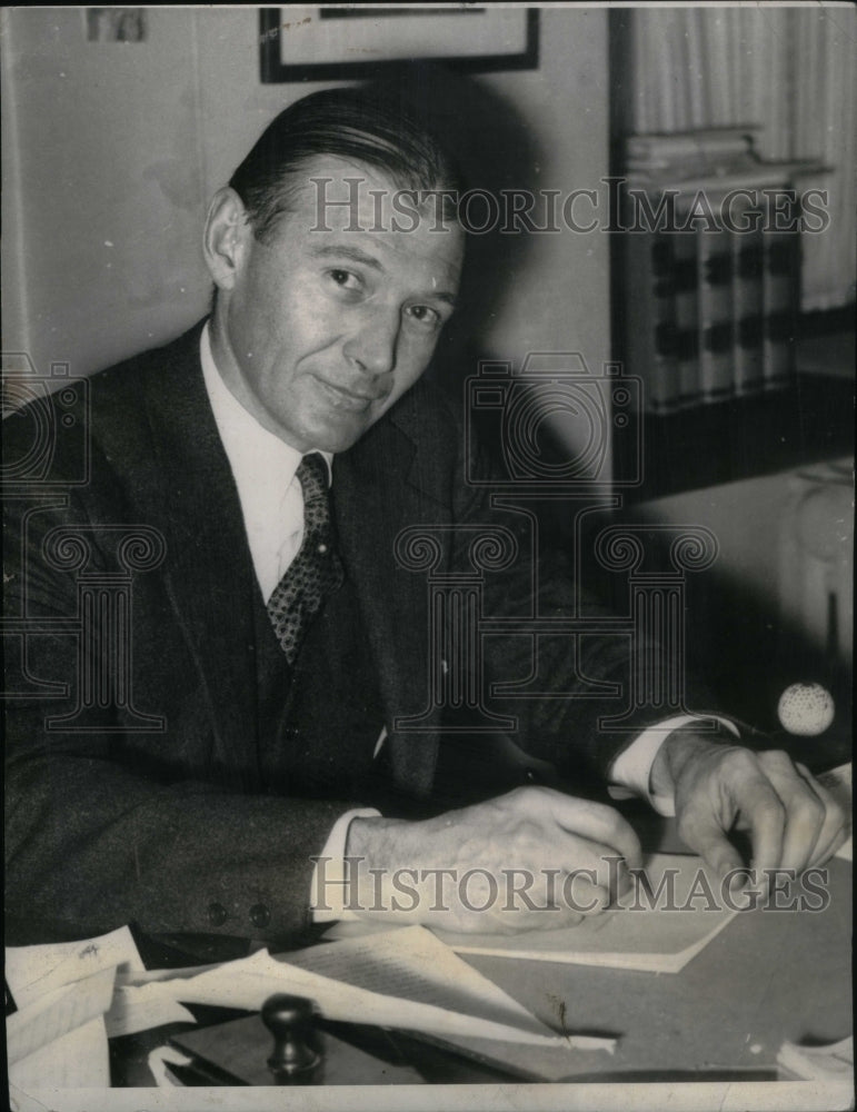 1933 Press Photo Lewis A. Douglas Roosevelt Budget - Historic Images