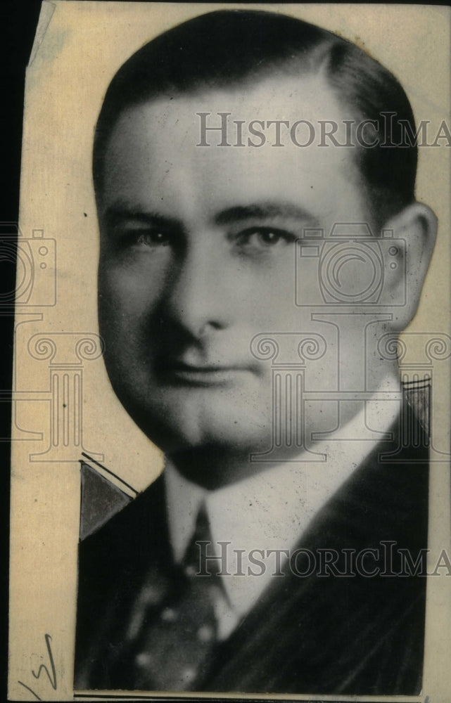 1934 Press Photo Joseph Keenan Federal Prosecutor - Historic Images