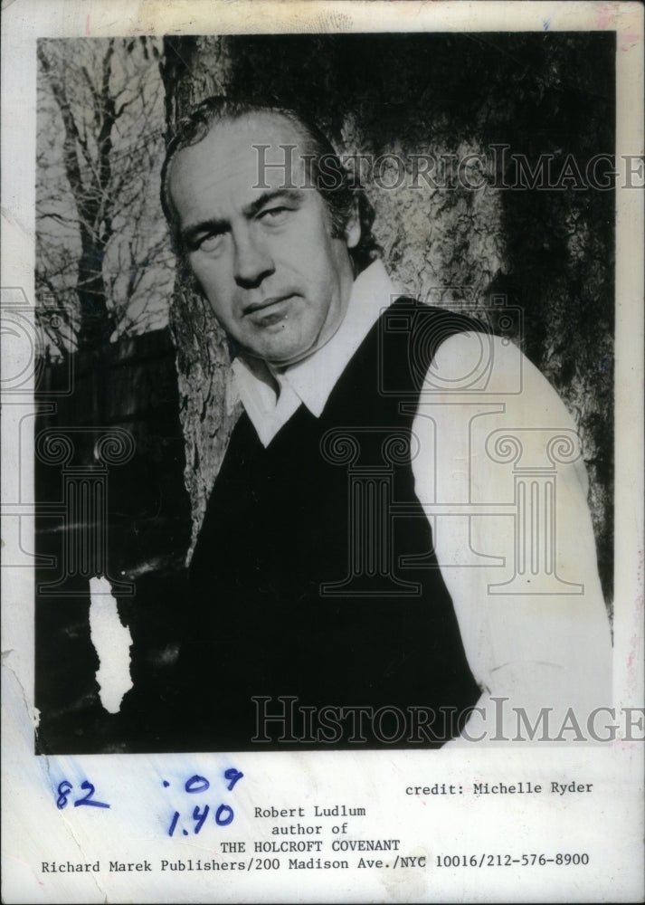 1978 Press Photo Robert Ludlum,author - RRU26529 - Historic Images