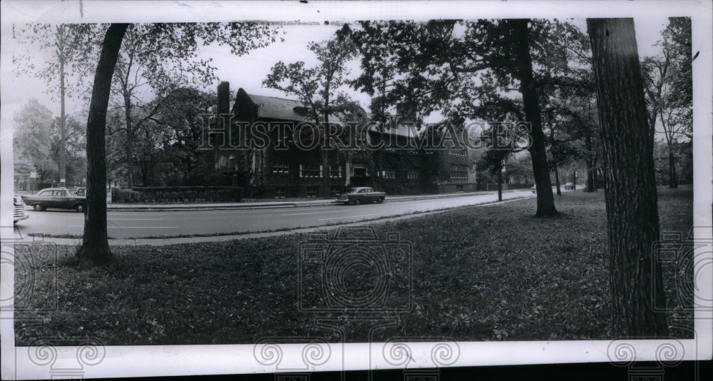 1961, Liggett School exterior, Detroit - RRU26899 - Historic Images