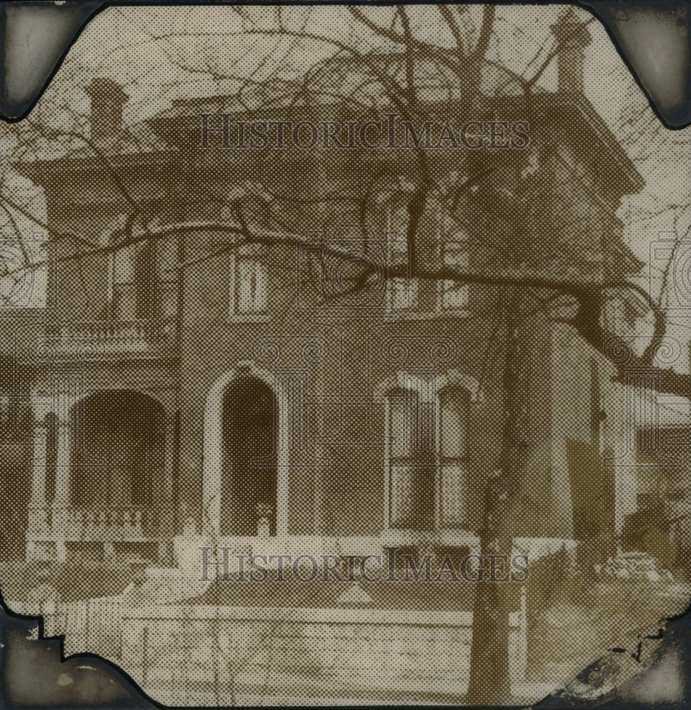 Press Photo view of James Whitcomb Riley&#39;s home - RRU27473 - Historic Images