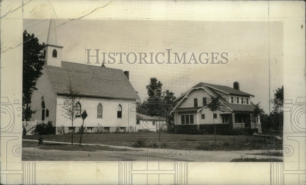 1935 Press Photo Itasca Presbyterian Church Rev Poul - RRU27809 - Historic Images