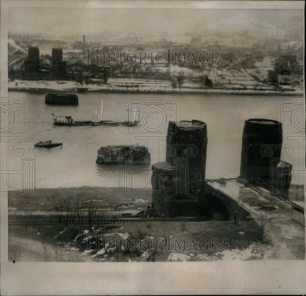 1965, Rhine River Bridge Ramagen Germany - RRU27965 - Historic Images