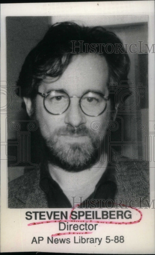 1988 Steven Spielberg American Director - Historic Images