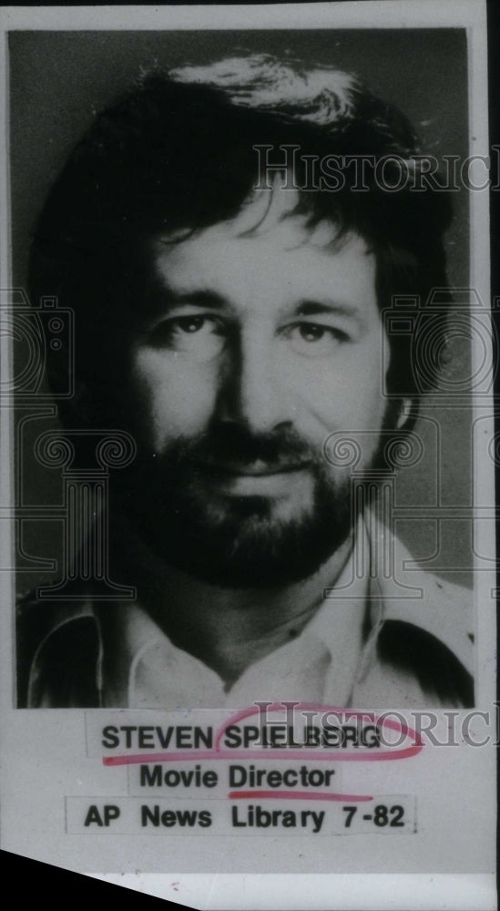 1982 Steven Allan Spielberg Movie director - Historic Images