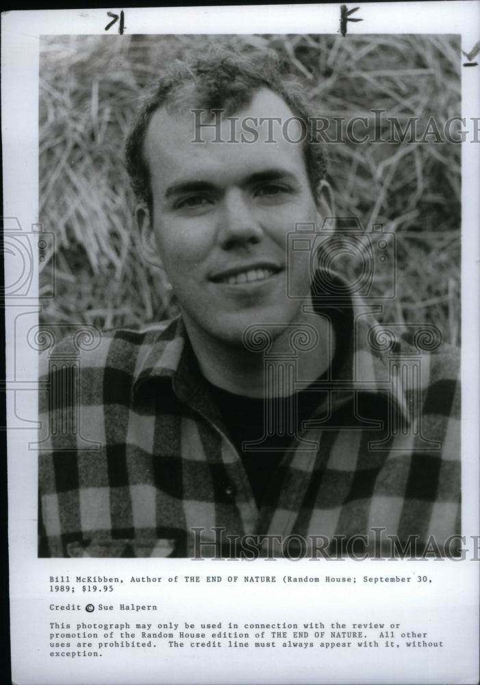 1989, Bill McKibben Author End Nature - RRU28745 - Historic Images