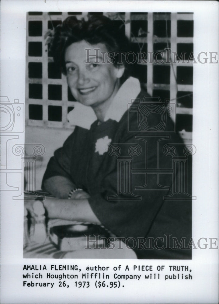 1973, Amalia Fleming author Piece Houghton - RRU28755 - Historic Images