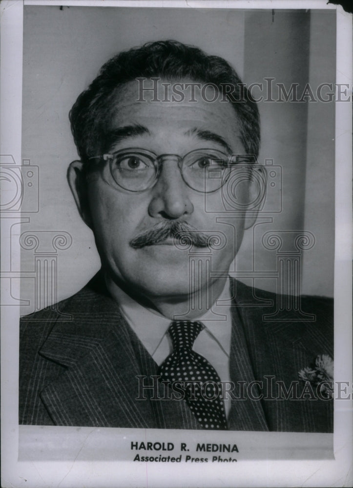 1951 Press Photo Harold Raymond Medina American Lawyer - RRU28793 - Historic Images