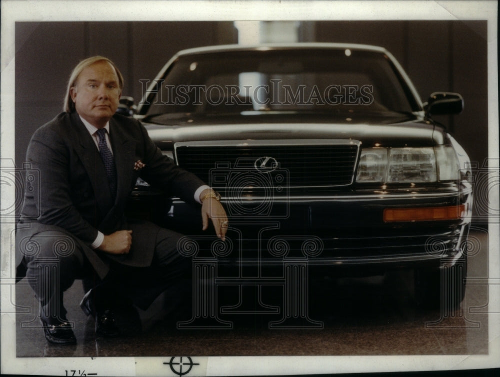 1990 Press Photo Chrysler Ken Meade Toyota Dealership - Historic Images