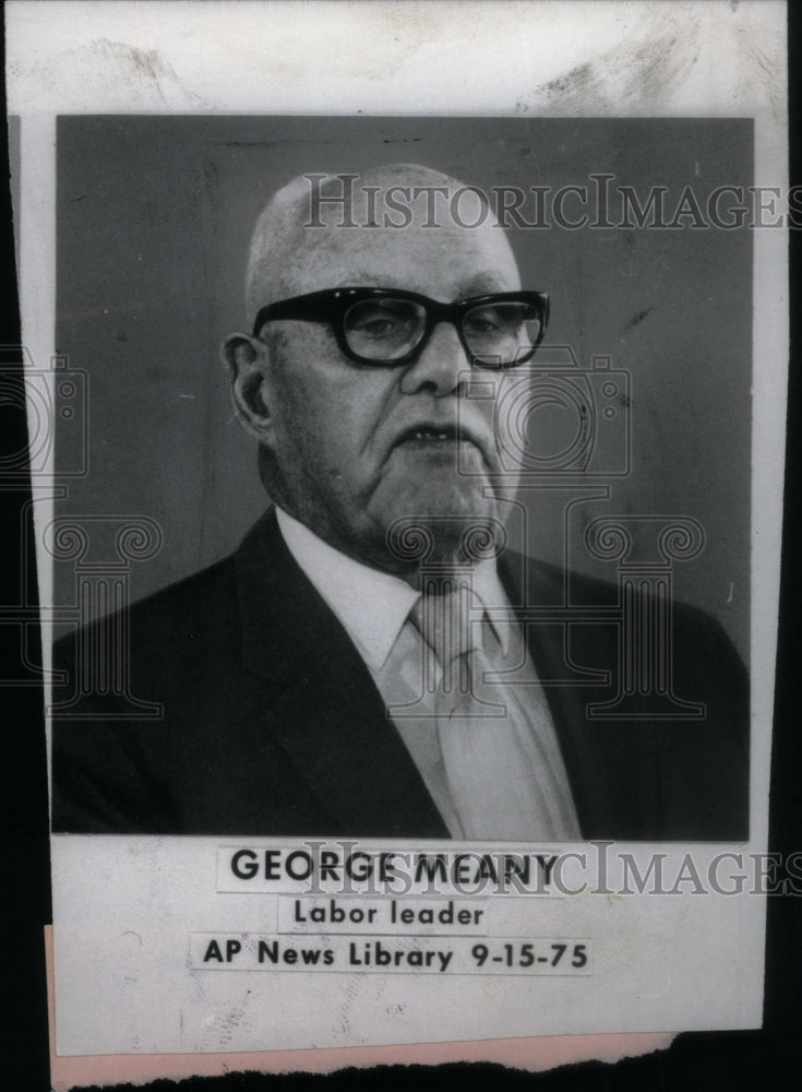 1975 George Meany American Labor Leader - Historic Images