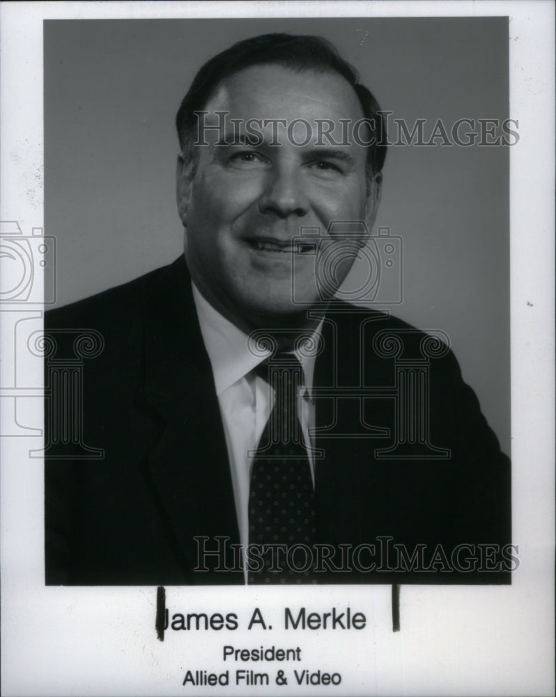 1993 Press Photo James Merkle Business Executive - RRU28941 - Historic Images