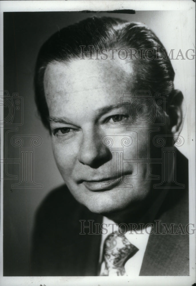 1980 Press Photo David Brinkley Newscaster Commentator - RRU29367 - Historic Images