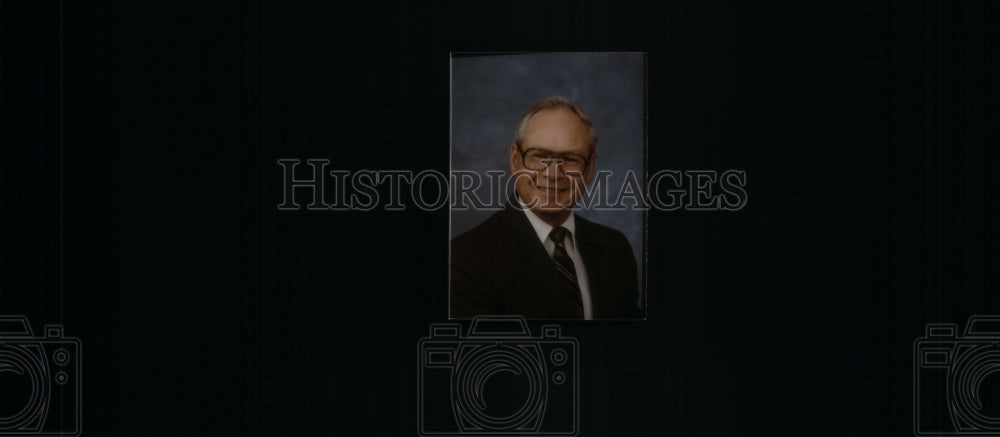 1985 Press Photo John Maynard Politician - Historic Images