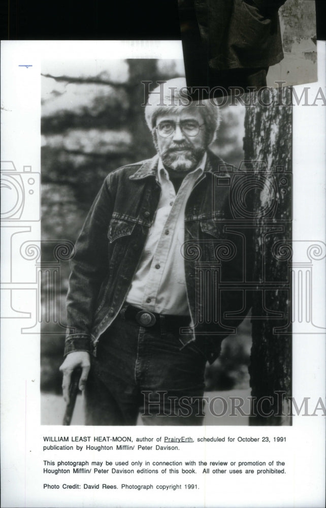 1991 Press Photo William Least Heat Moon Author - Historic Images