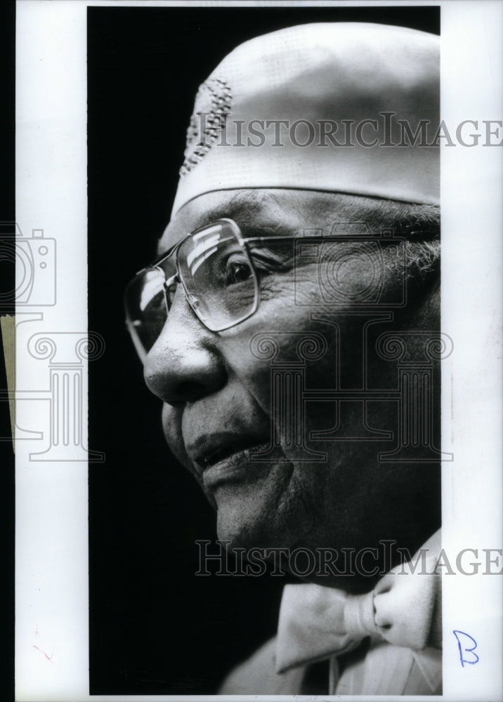 1988 John Muhammed Muslim Minister - Historic Images