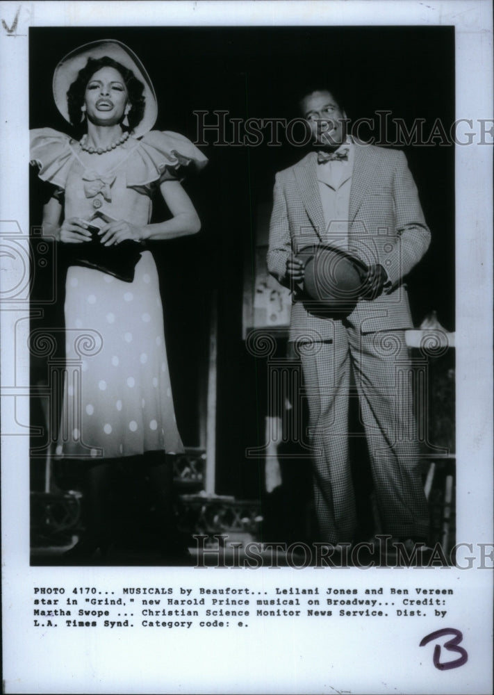 1985 Press Photo Jones and Vereen in Grand - Historic Images