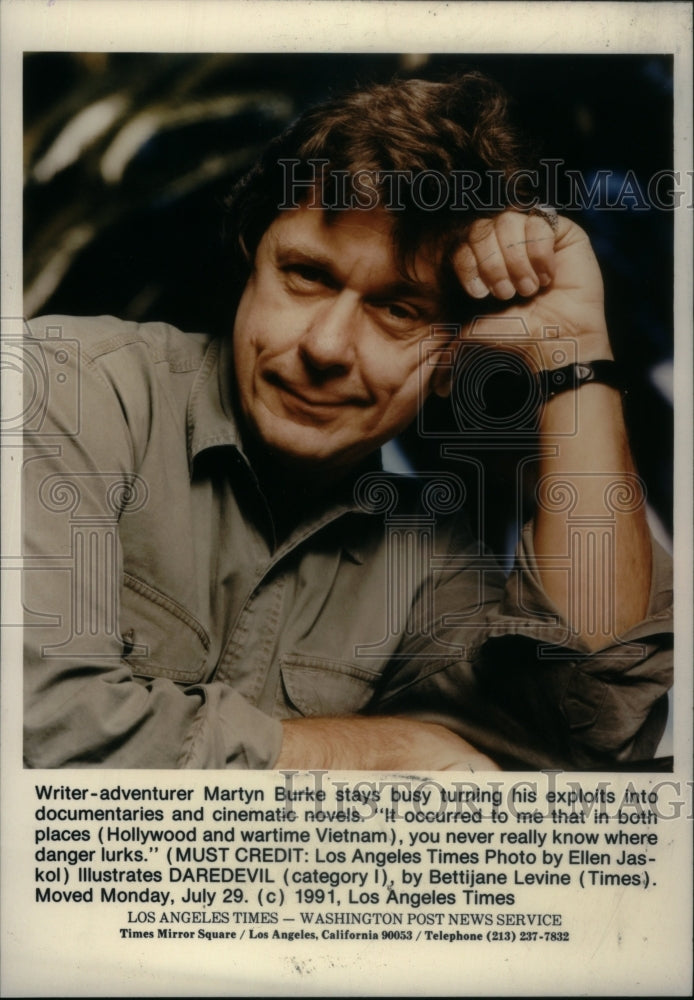 1991, Martyn Burke, film director and writer - RRU30775 - Historic Images