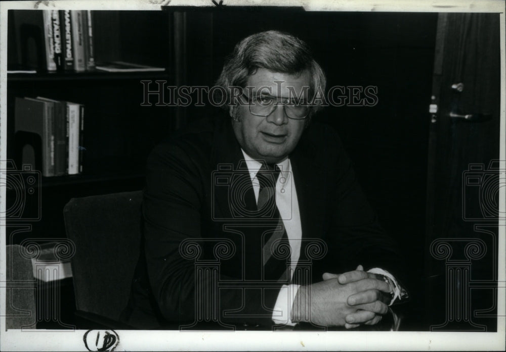 1980 Press Photo Educator Claude R. Martin Jr. - Historic Images
