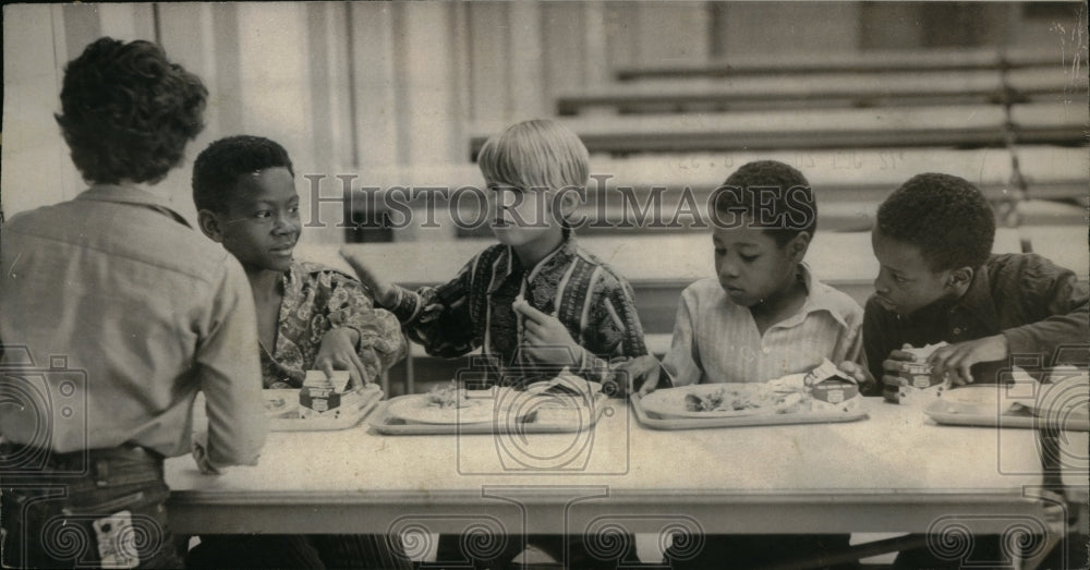 1972 Press Photo Sabin Elementary School black students - RRU32037 - Historic Images