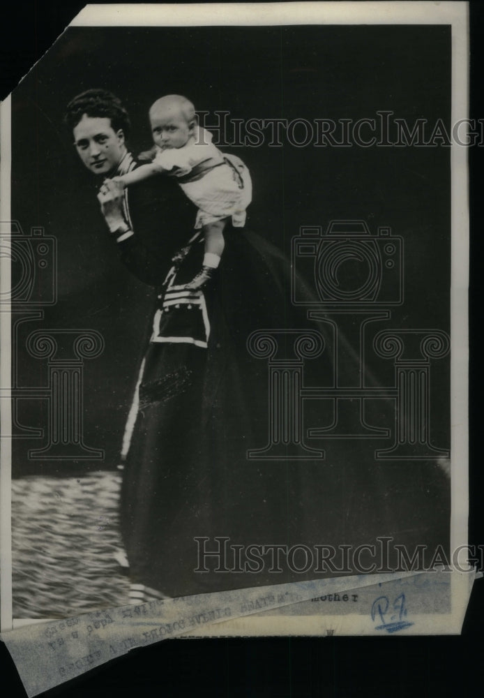 1928 Alexandra Denmark wife Edward VII - Historic Images