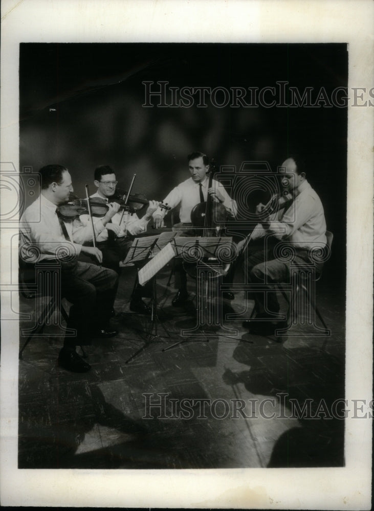 1961, The Fine Arts Qartet WTTW Music Troops - RRU33489 - Historic Images