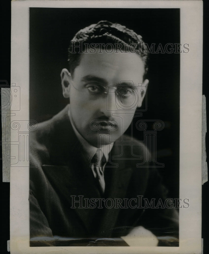 1929 Press Photo Captain Francis Thomas English Aviator - RRU33615 - Historic Images