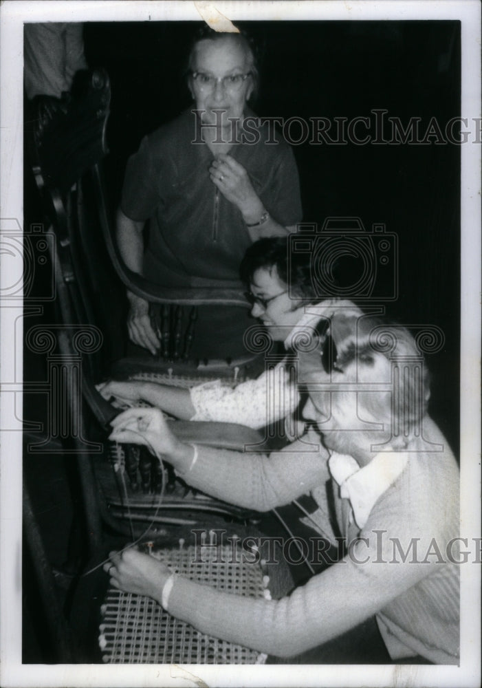 1976, Learn Chair Caning Heritage Crafts - RRU34003 - Historic Images