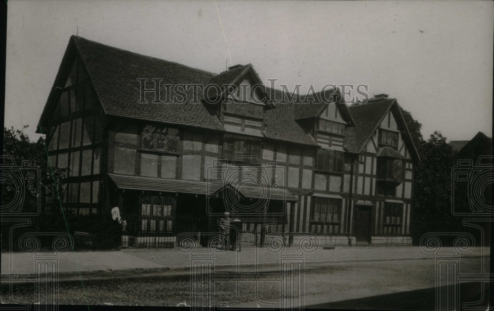 Press Photo Stratford-upon-Avon Shakespeare Birthplace - Historic Images