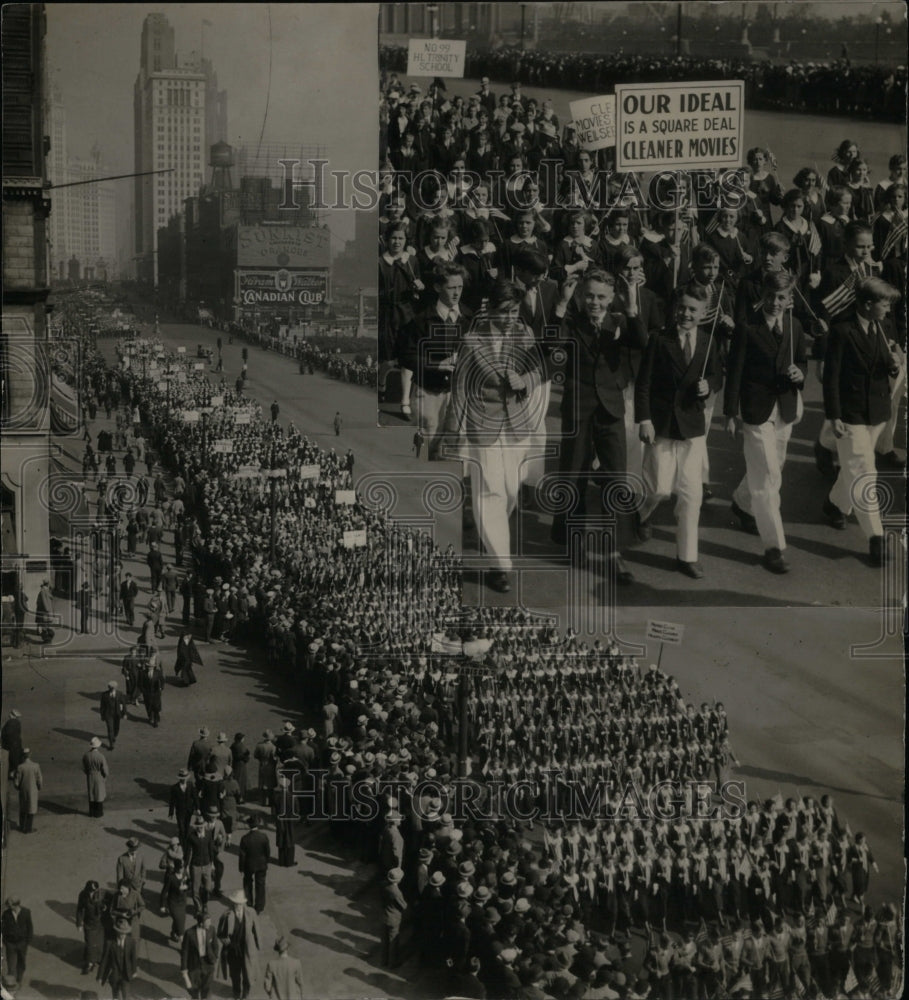  Catholic Students Demonstrate Movies - Historic Images