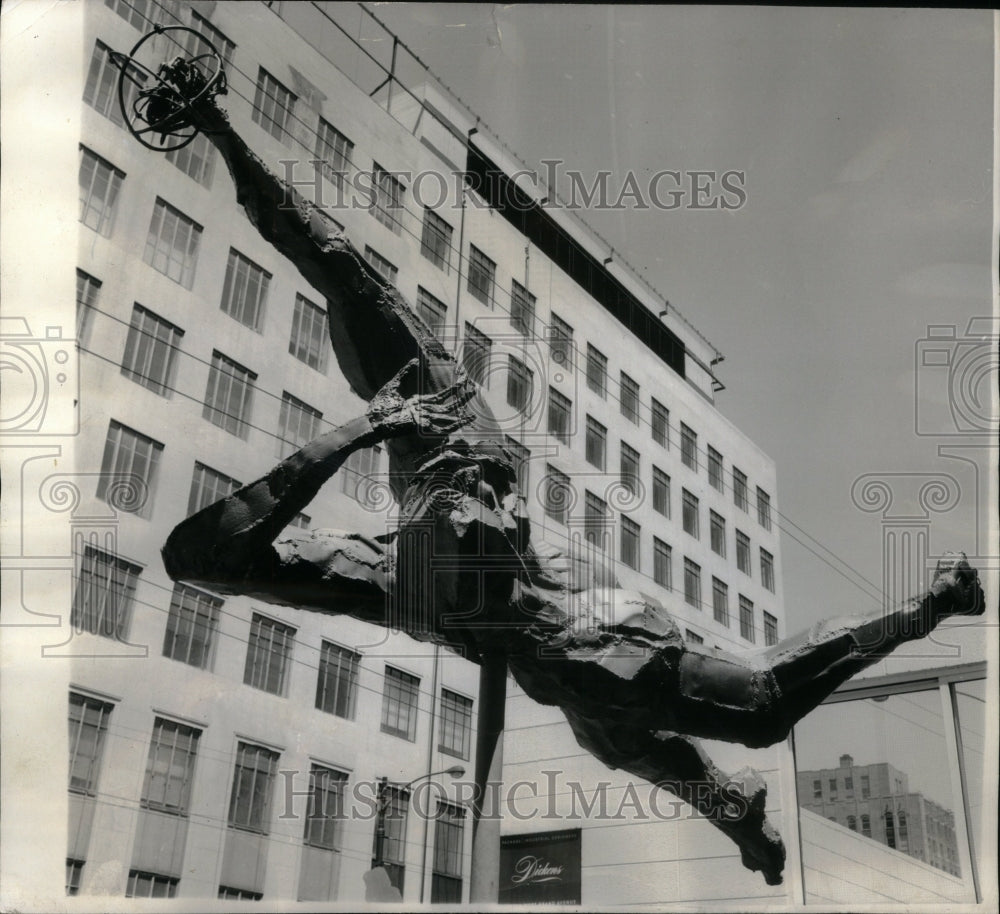 1965 Statue Dickens Package Design Chicago - Historic Images